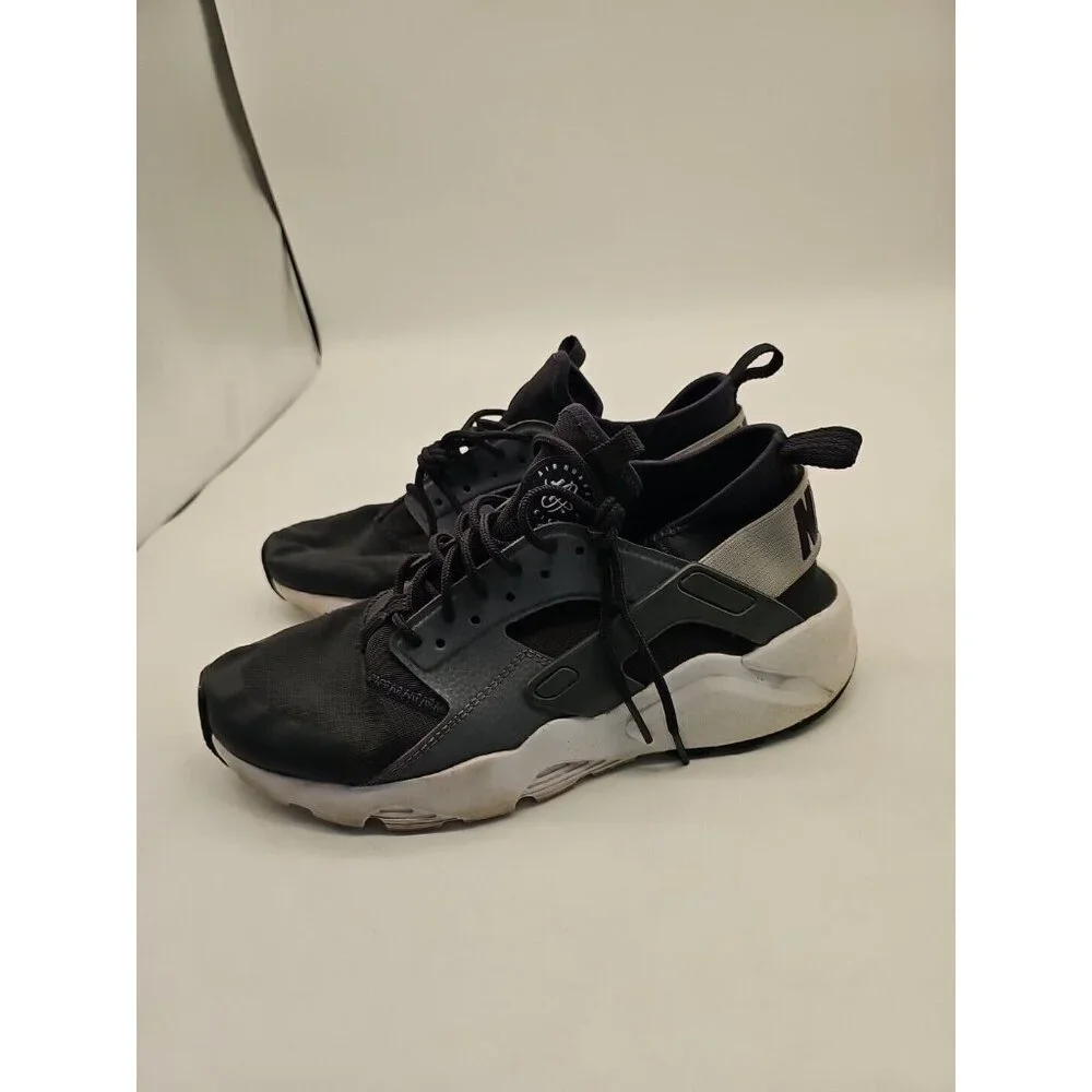 Nike Air Huarache Run Ultra Youth Sneaker 7Y Black Gray Running‎ Shoe 847569-008